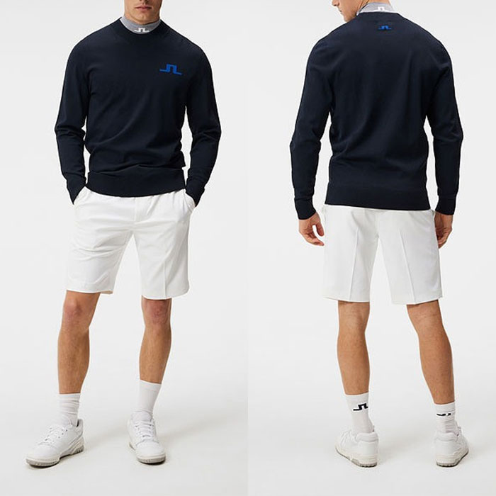 楽天市場】J.リンドバーグ ゴルフ JLロゴ クルーネック セーター 071