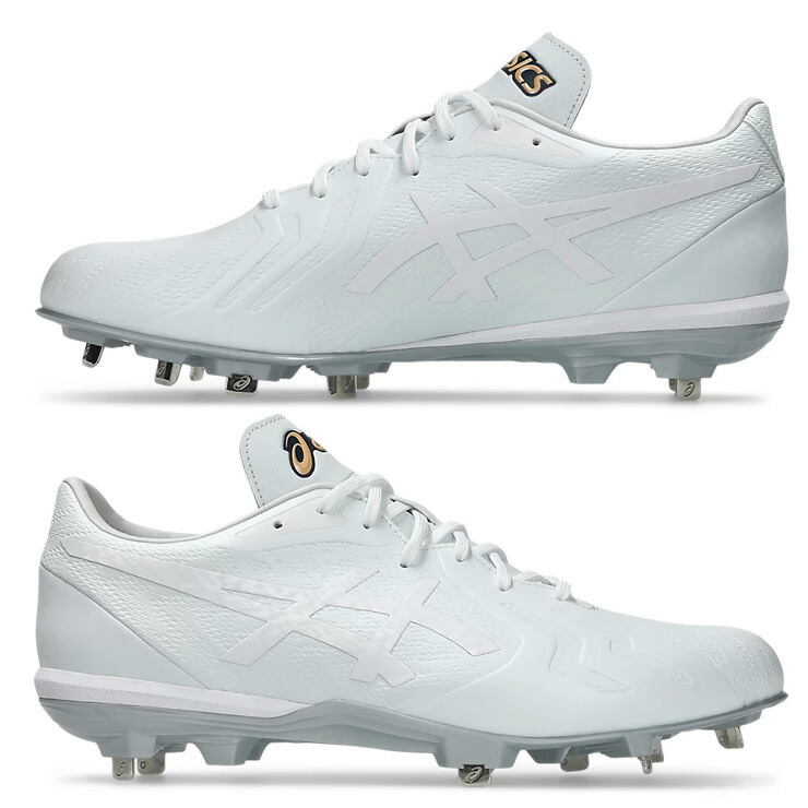 楽天市場】アシックス 野球 白スパイク 金具スパイク ゴールドステージ