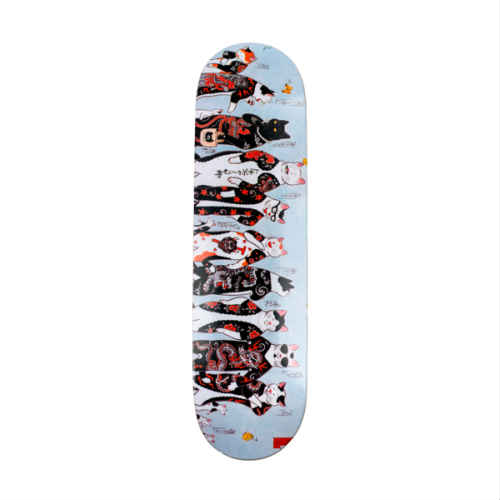楽天市場】MONMON CATS Gang Cat Skate Deck 8.5