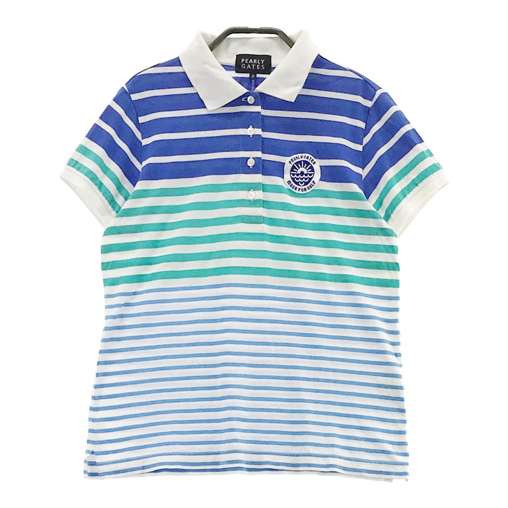 楽天市場】PEARLY GATES パーリーゲイツ 半袖ポロシャツ ボーダー柄