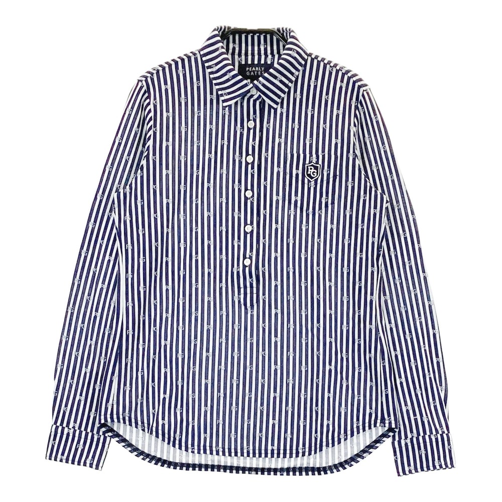 楽天市場】PEARLY GATES パーリーゲイツ 長袖ポロシャツ ストライプ柄