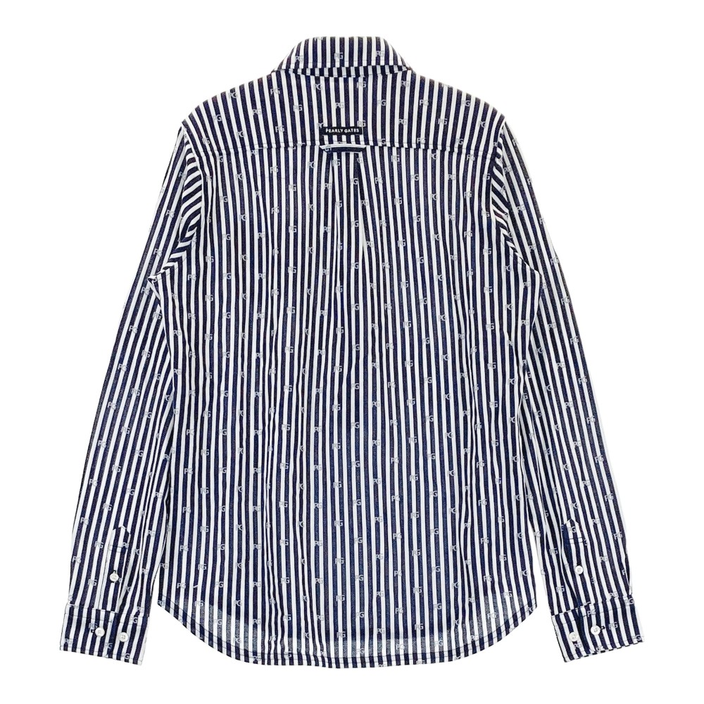 楽天市場】PEARLY GATES パーリーゲイツ 長袖ポロシャツ ストライプ柄