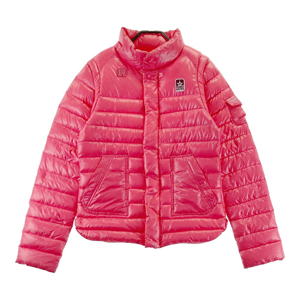 未使用】PEARLY GATES 2WAYダウン ダウンベスト ピンク M 美品 PEARLY