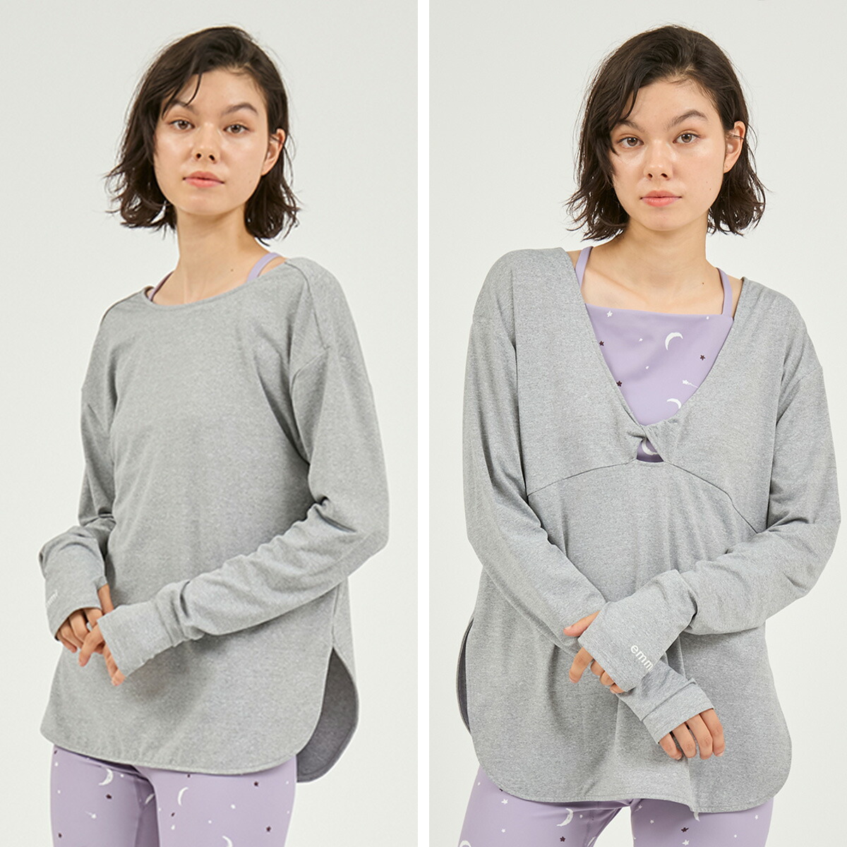 楽天市場】エミ emmi ヨガウェア Happy Active set 4点セット