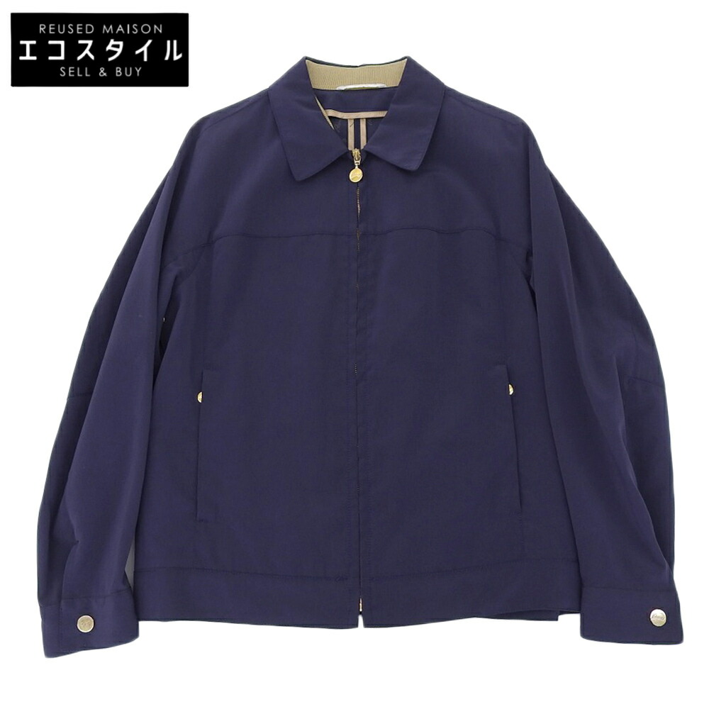 Brioni ブリオーニ コットン ナイロンブルゾン メンズ ネイビー M