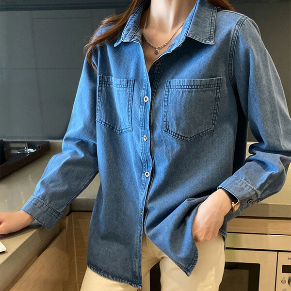 楽天市場】【取り寄せ対応】デニムシャツ ダンガリーシャツ シャツ