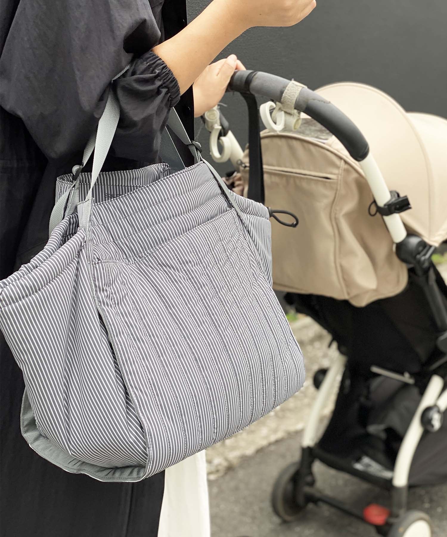 SUPERTHANKS BOX｜洗える キルティングトートマザーズバッグ(M