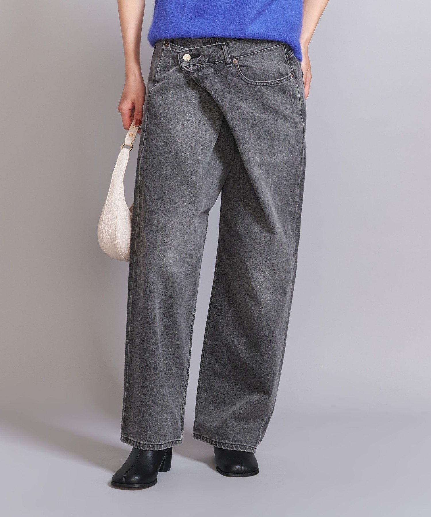 UNITED ARROWS LTD. OUTLET｜ダメージ ラップワイド デニムパンツ