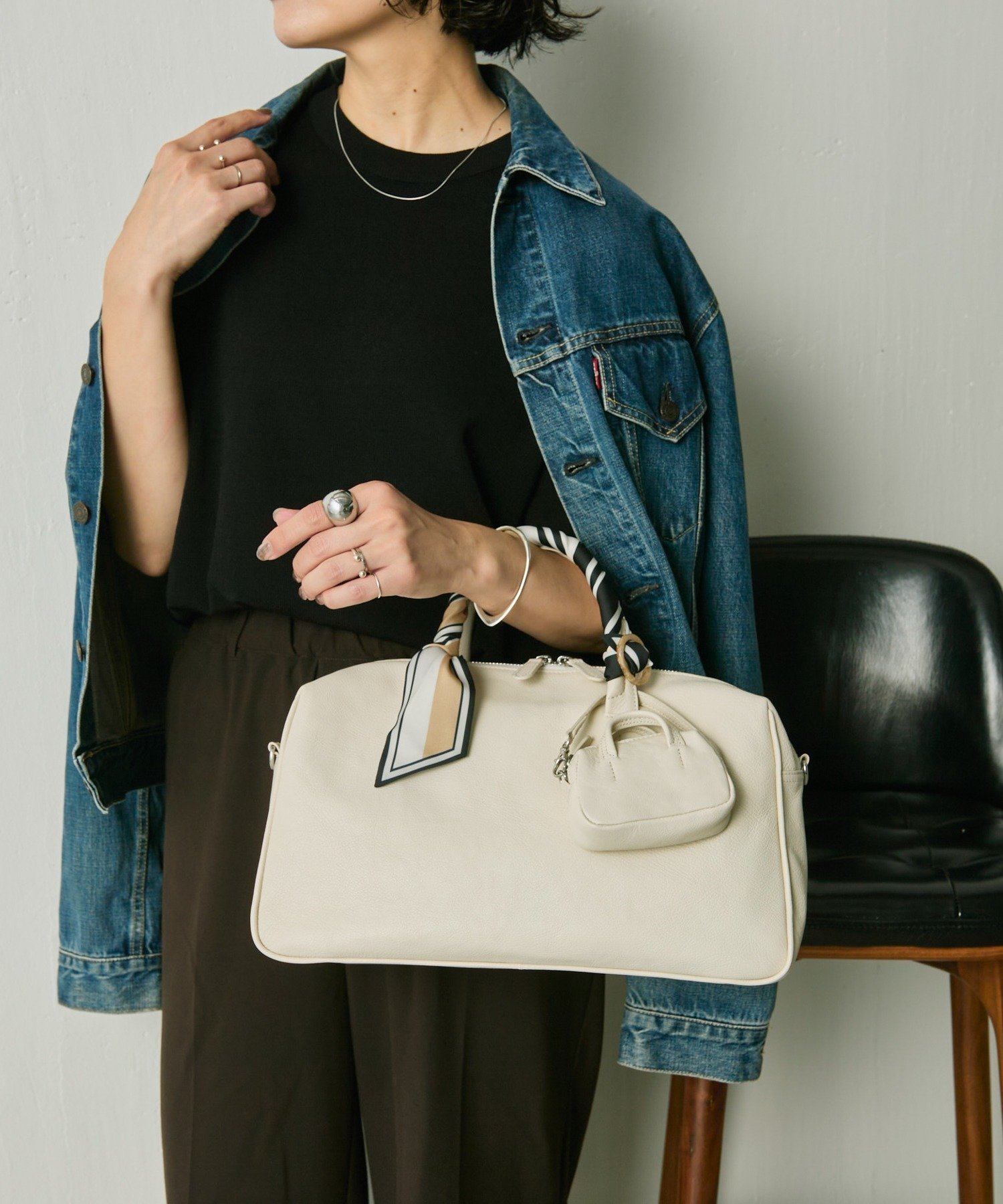 ear PAPILLONNER｜《バッグ型チャーム付き!》セットボストンバッグ