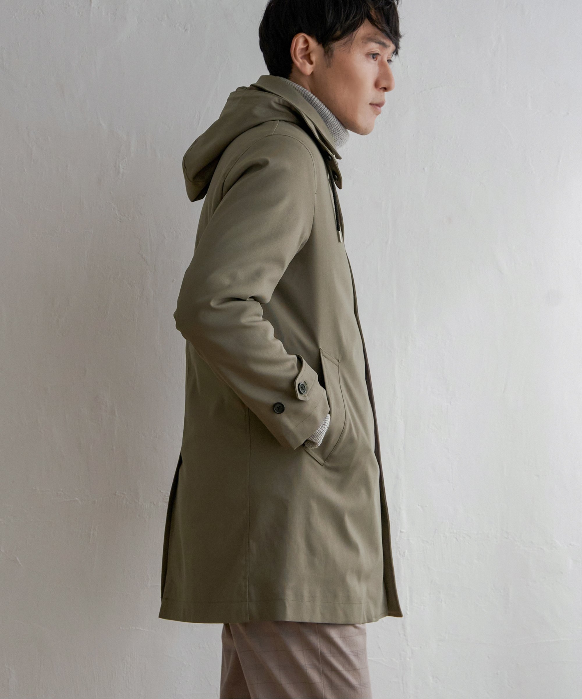 ikka｜2wayライナー付きステンカラーコート | Rakuten Fashion(楽天