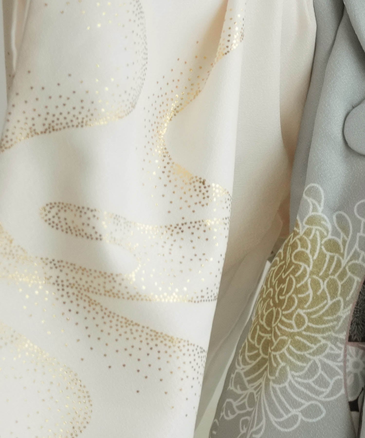 utatane｜ひよこ商店 七五三 着物 3歳 男の子 被布セット ミント七宝