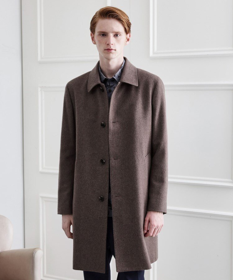 TAKEO KIKUCHI｜【LIMITED】ウール混ステンカラーコート | Rakuten