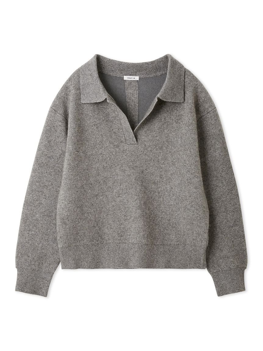 FRAY I.D｜ラクーンダブルフェイスポロカラープルオーバー | Rakuten