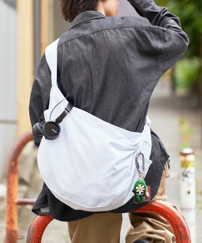 FREAK'S STORE｜キャンバス ニュースペーパーバッグ/ワンポイントDカン