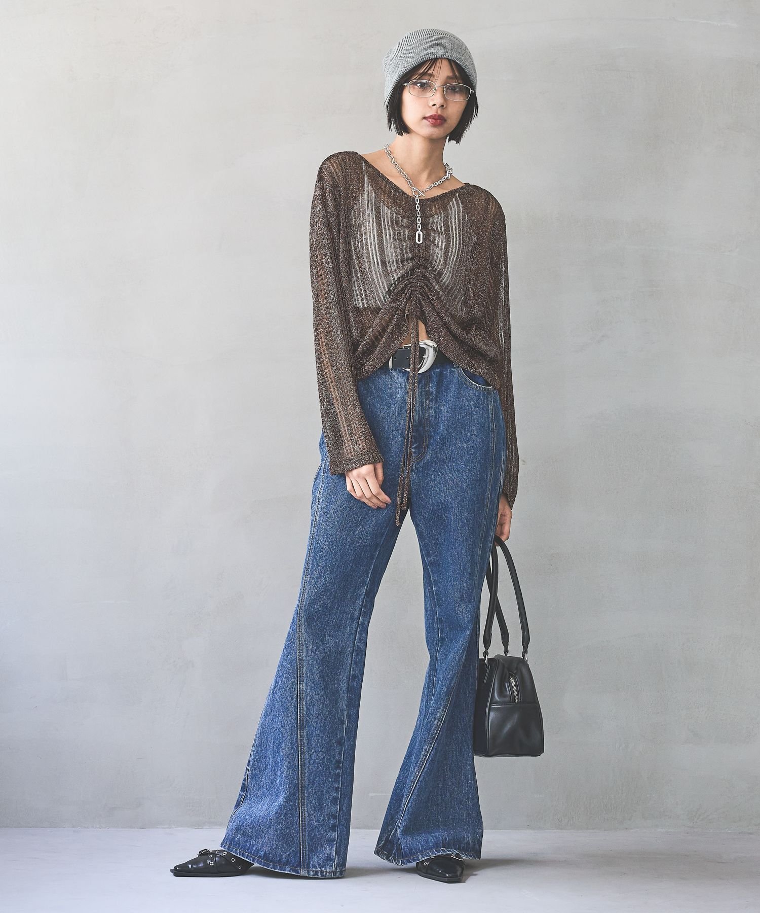 PAGEBOY｜【XS~Lサイズ展開】スリムレッグフレアデニム | Rakuten