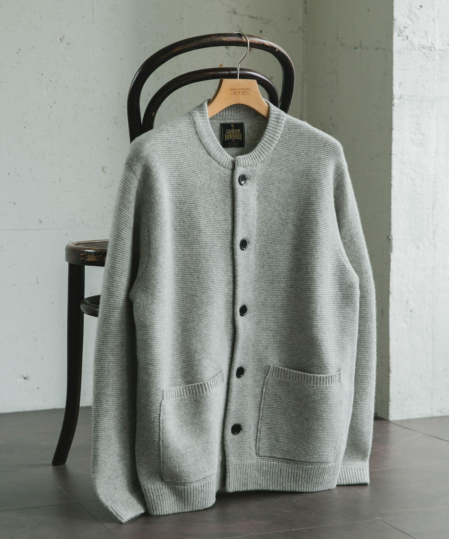 URBAN RESEARCH DOORS｜ハミルトンウールガーターカーディガン