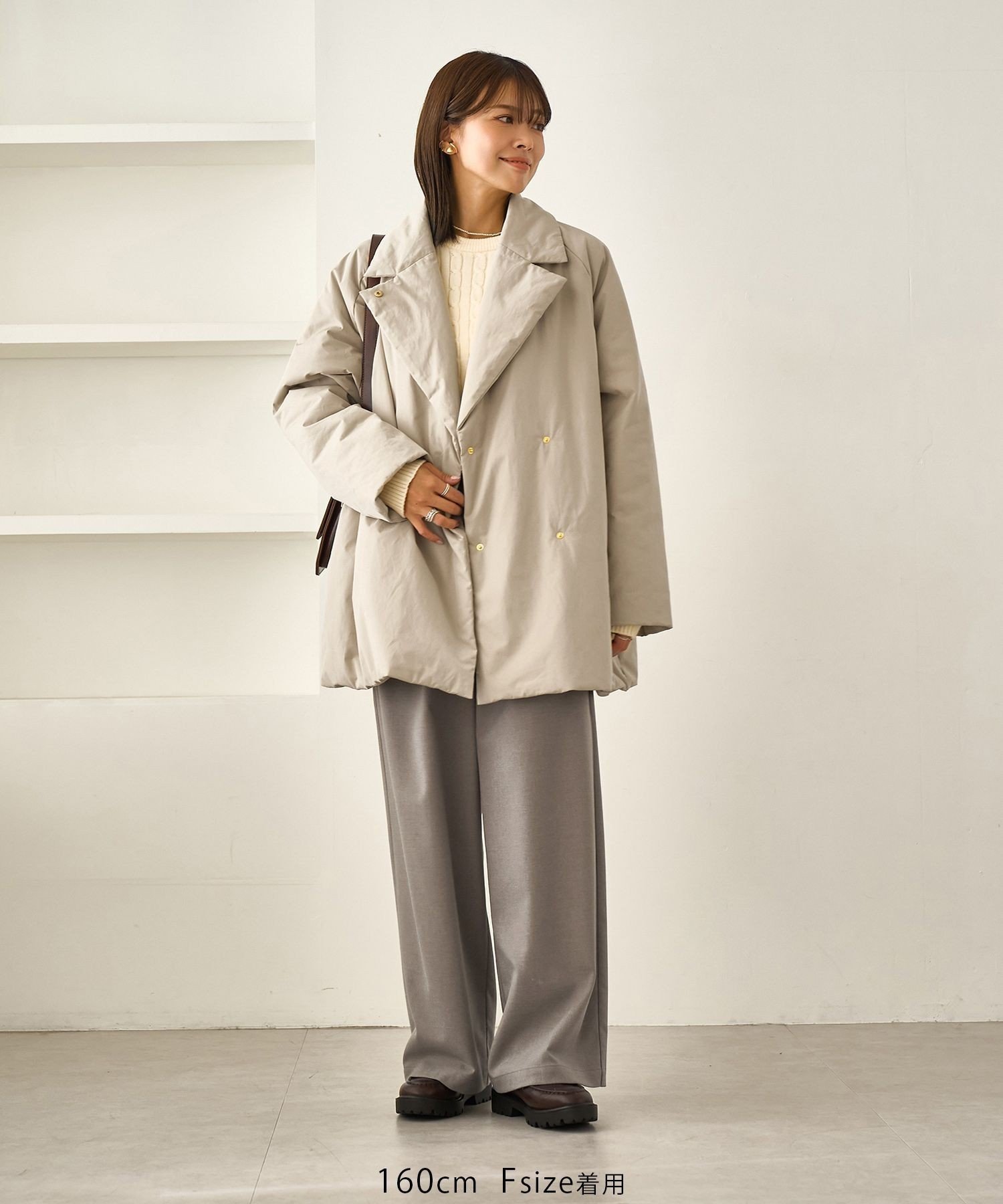 ROPE' PICNIC｜2WAY中綿テーラードコート | Rakuten Fashion(楽天