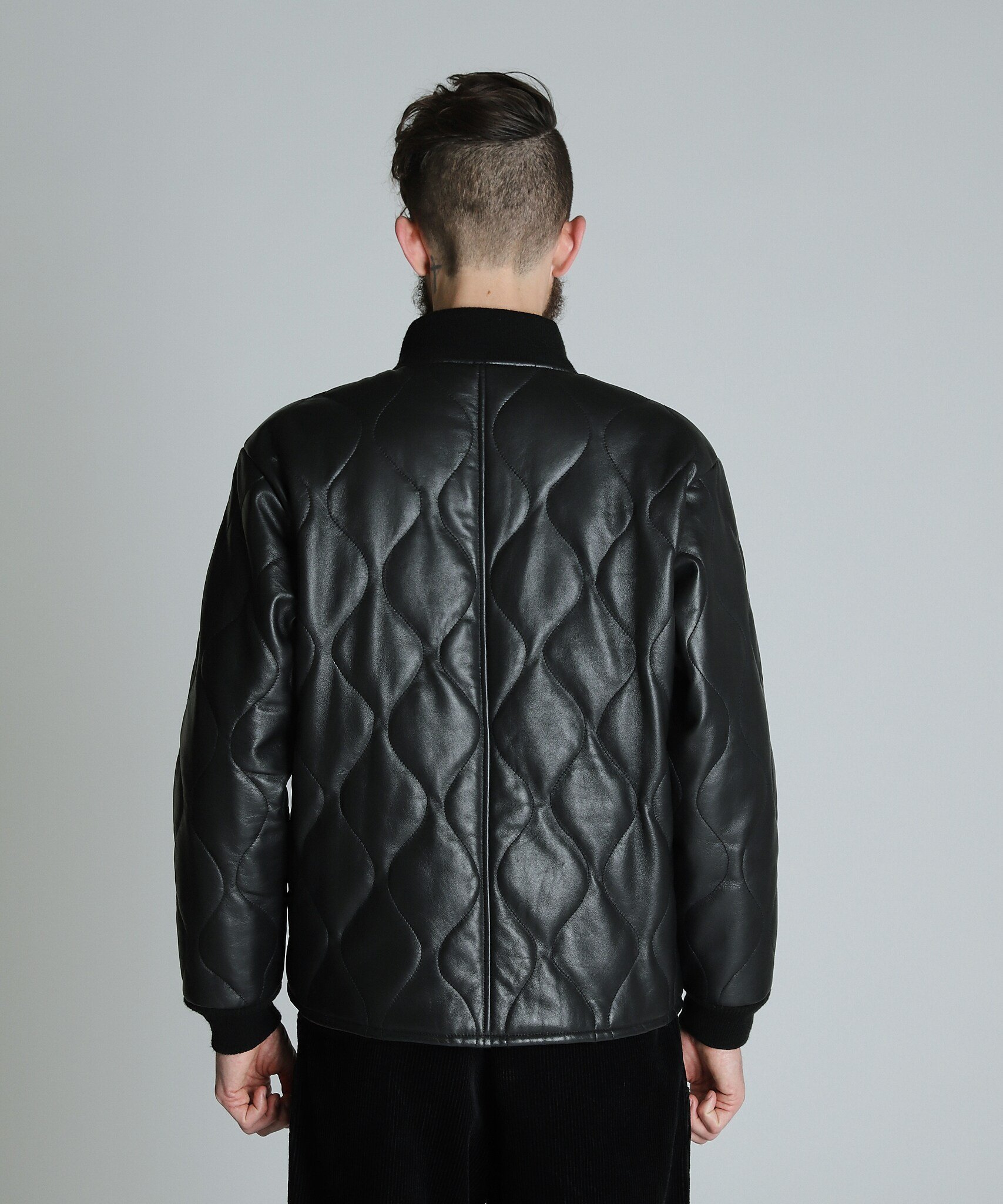 Schott｜QUILTED LINNER SHORT LEATHER/キルティング ライナー