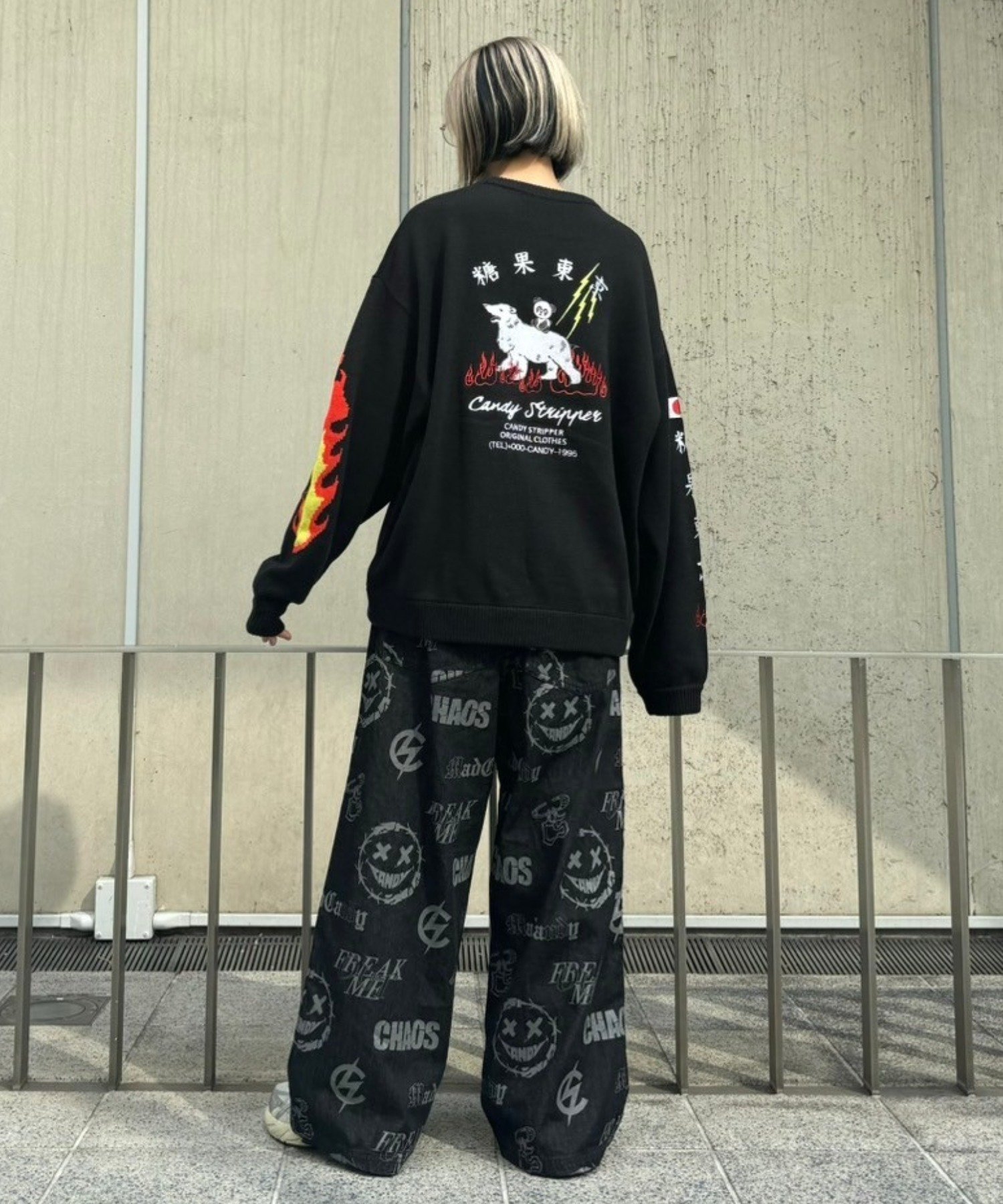 Candy Stripper｜CANDY SOUVENIR EMBROIDERY KNIT | Rakuten Fashion