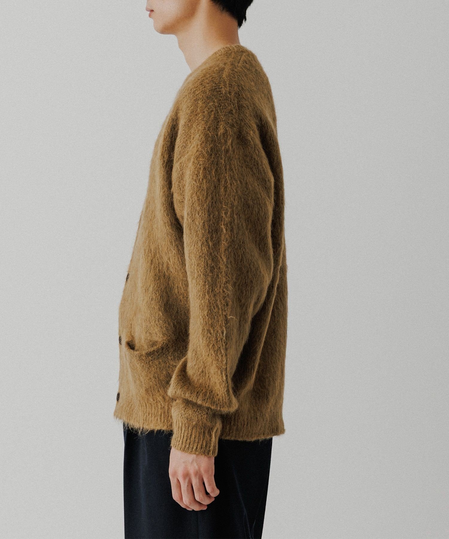 ADAM ET ROPE'｜モヘアミックス オーバーサイズ クルーネック