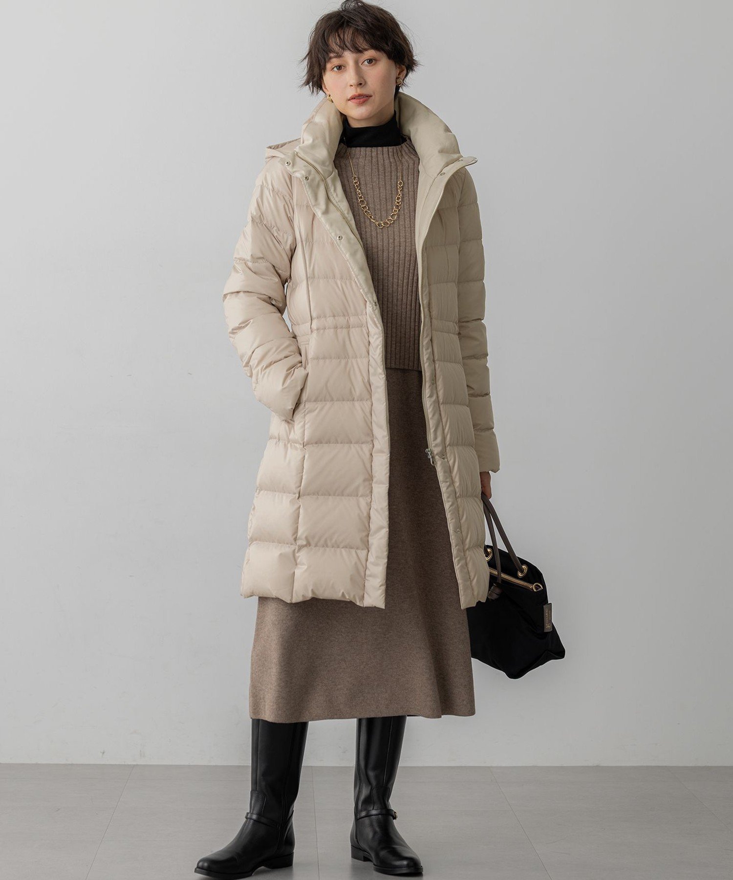 23区｜【VERY掲載/新色追加】シレータフタ ロング ダウンコート