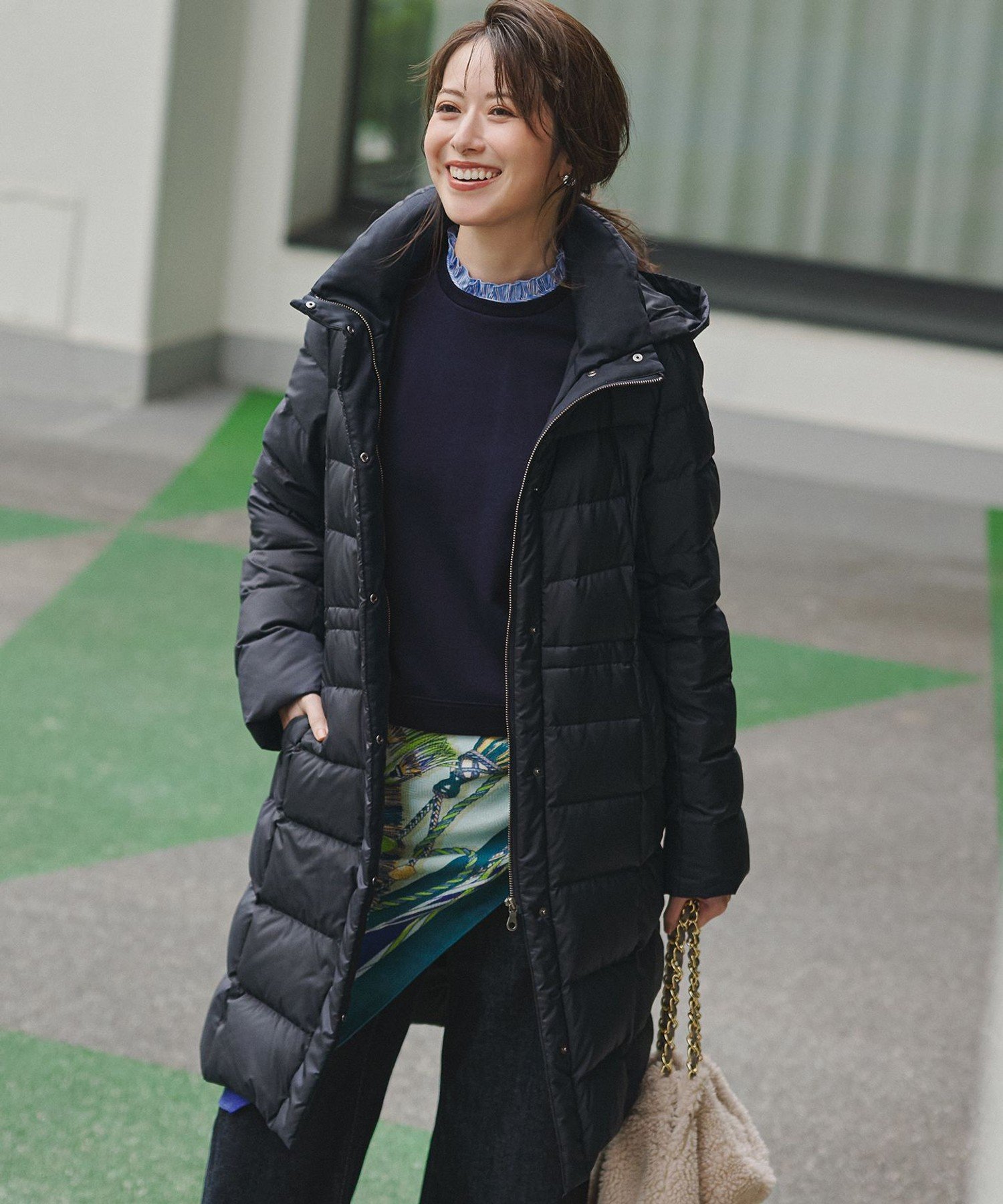 23区｜【VERY掲載/新色追加】シレータフタ ロング ダウンコート