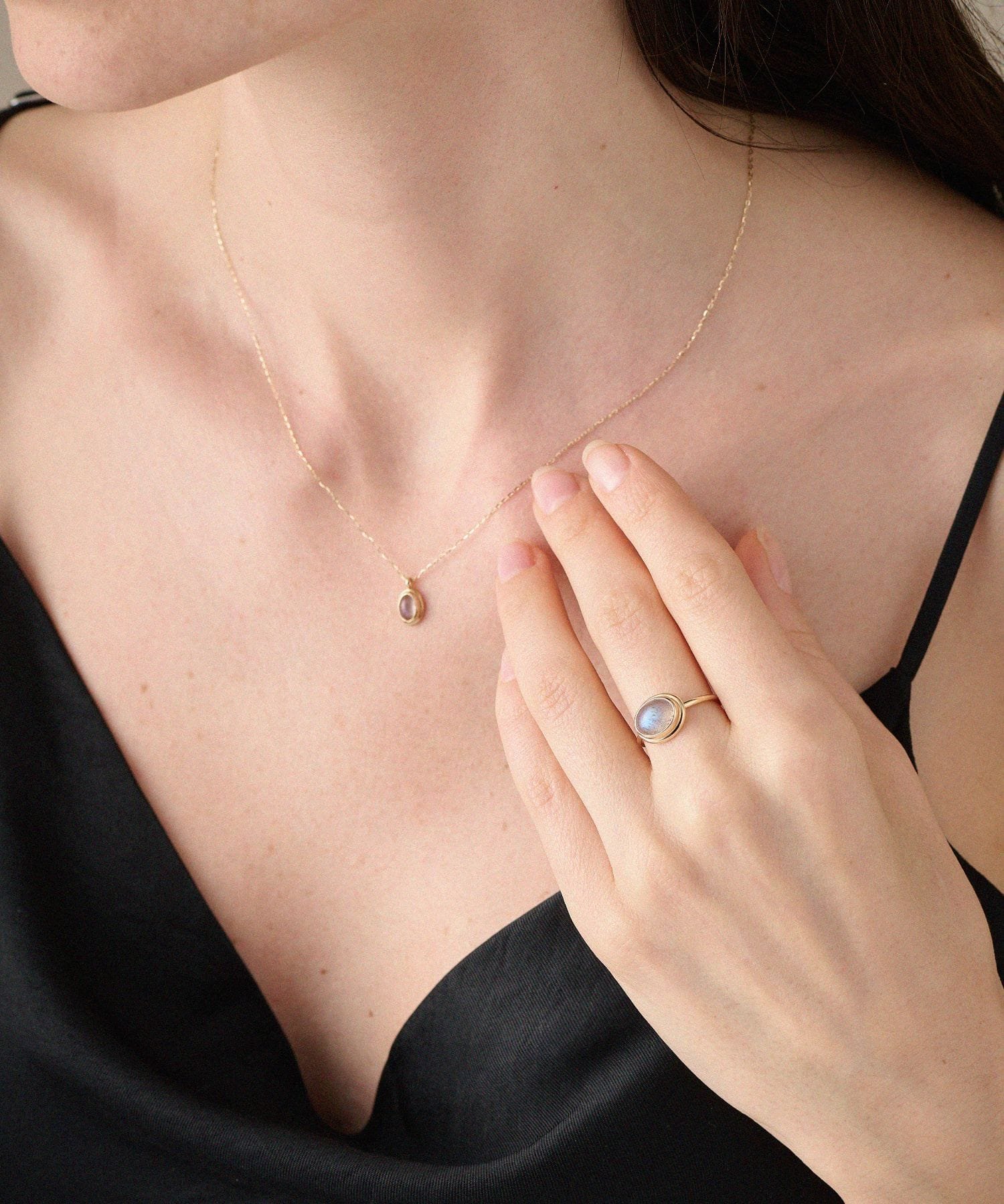 ete｜K10YG ヴェール ナチュラルストーン リング | Rakuten Fashion