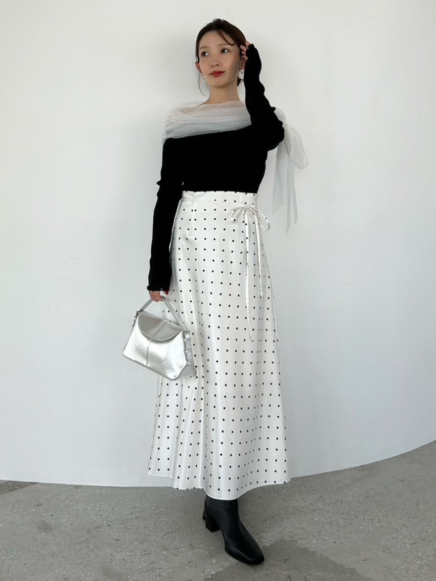 FRAY I.D｜3wayリボンオフショルニットプルオーバー | Rakuten Fashion