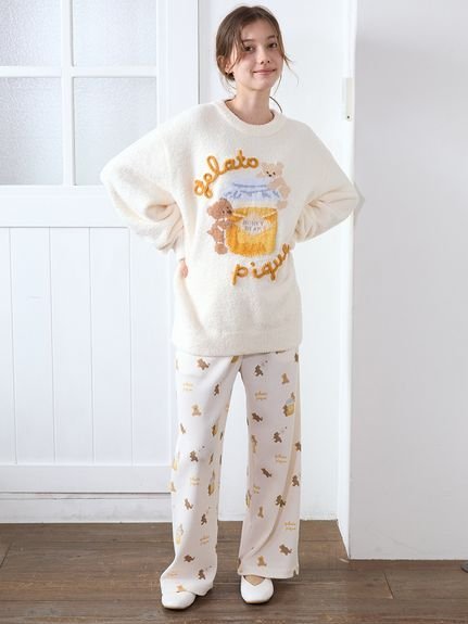 gelato pique｜はちみつベア柄ロングパンツ | Rakuten Fashion(楽天