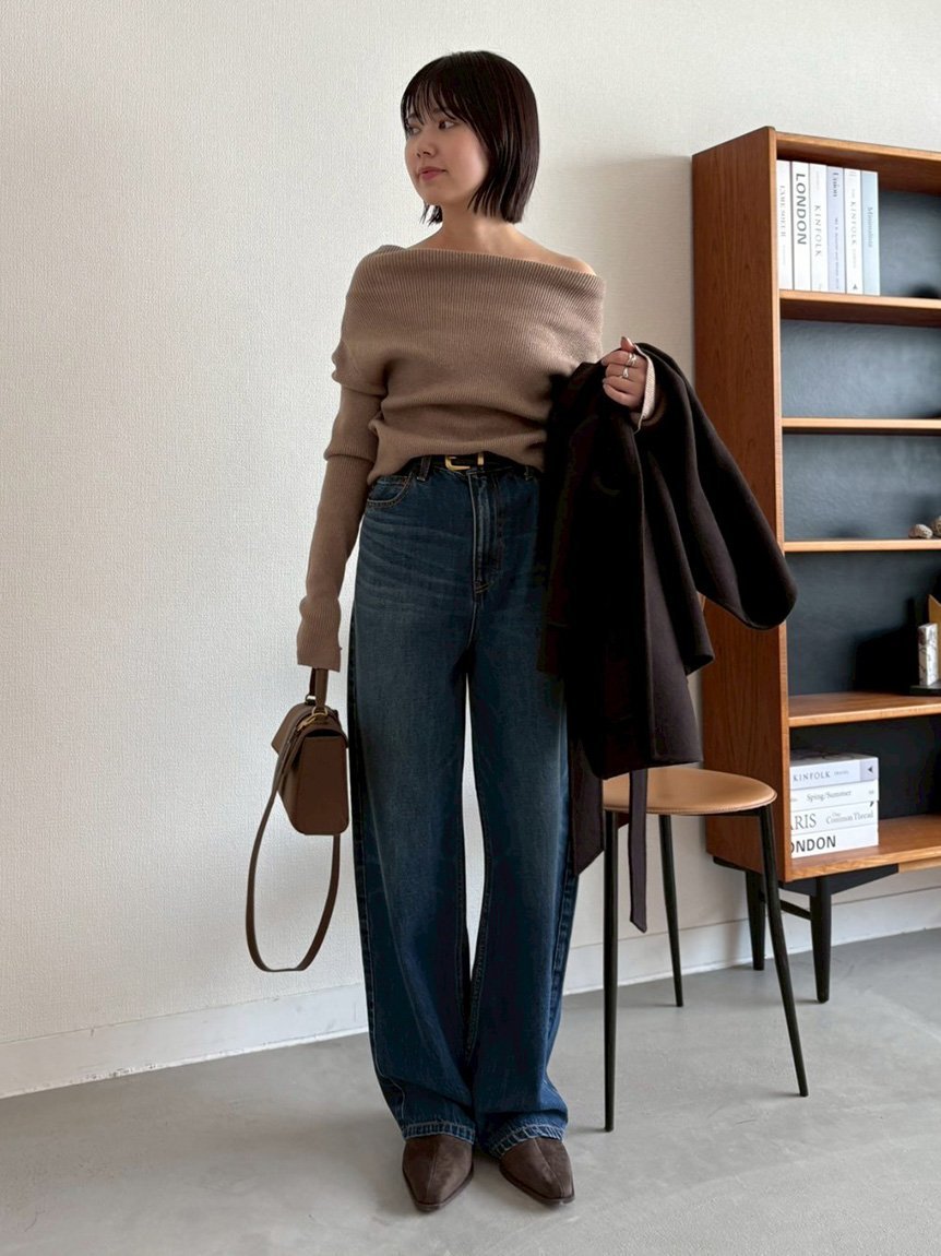 Mila Owen｜オフショルラメニット | Rakuten Fashion(楽天ファッション