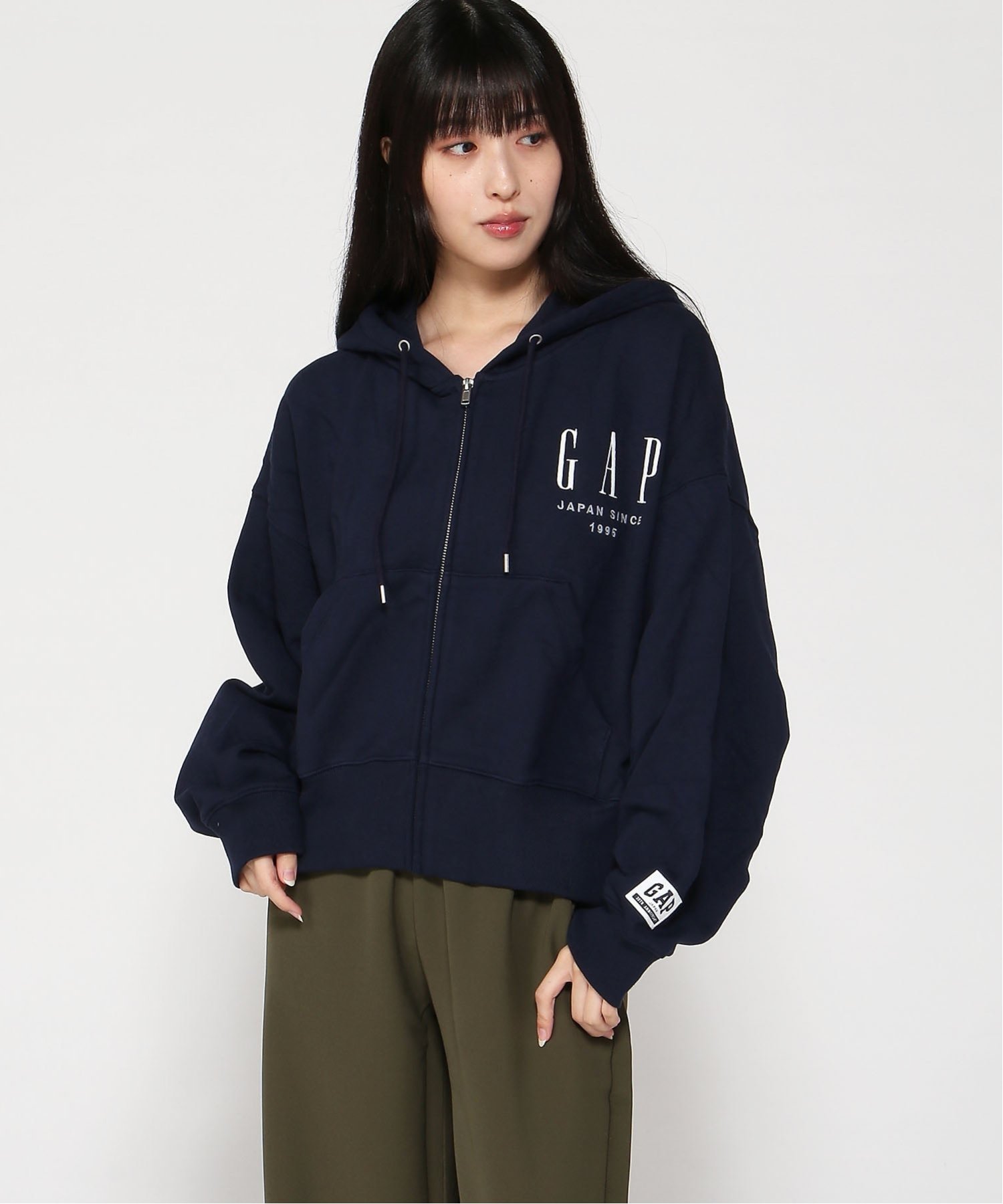 GAP｜(W)30th アニバーサリー ヘビーウェイト フレンチテリー GAPロゴ