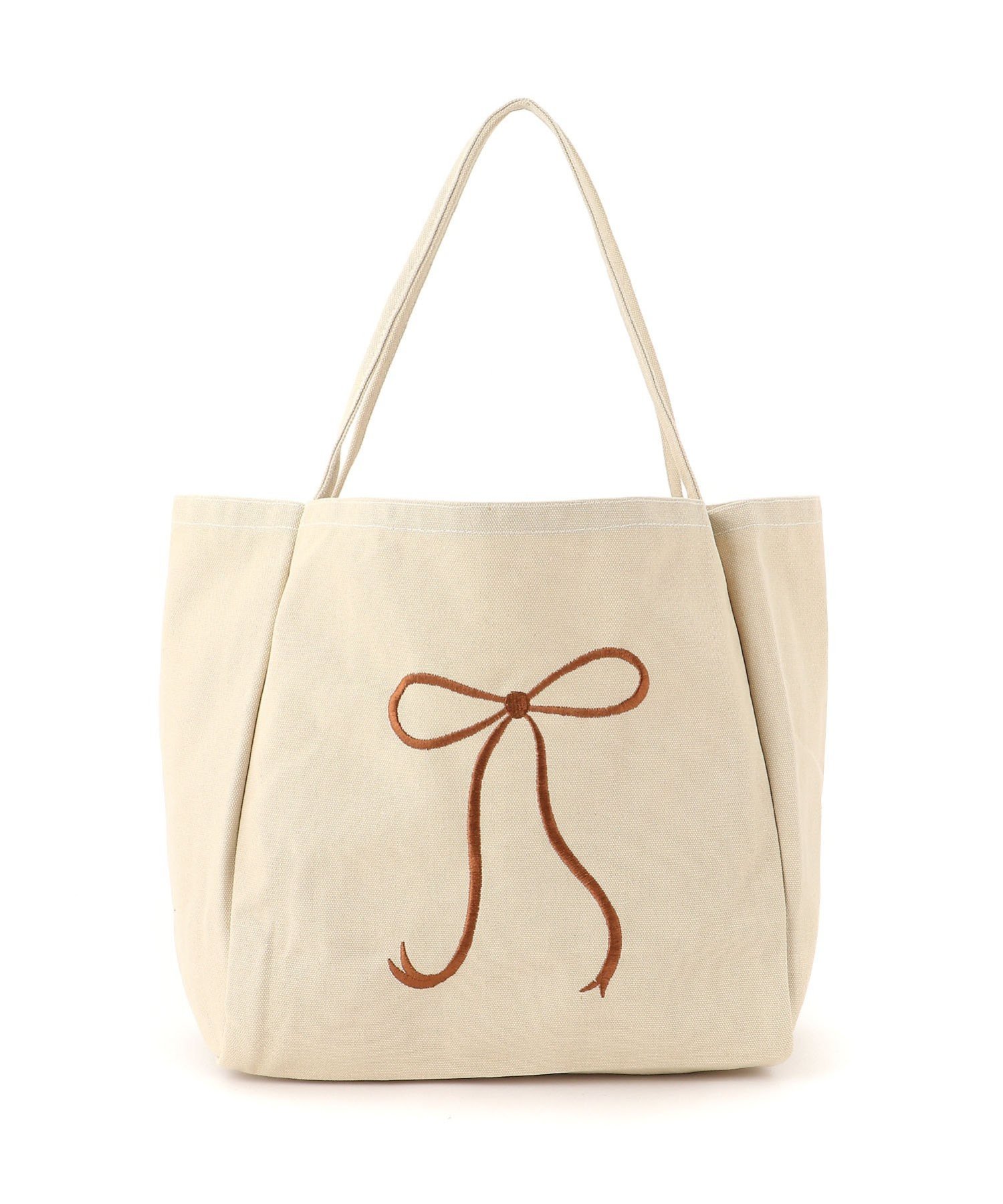 mignon trefle Room403 selected｜Liaa/(W)リボン刺繍 トートバッグ