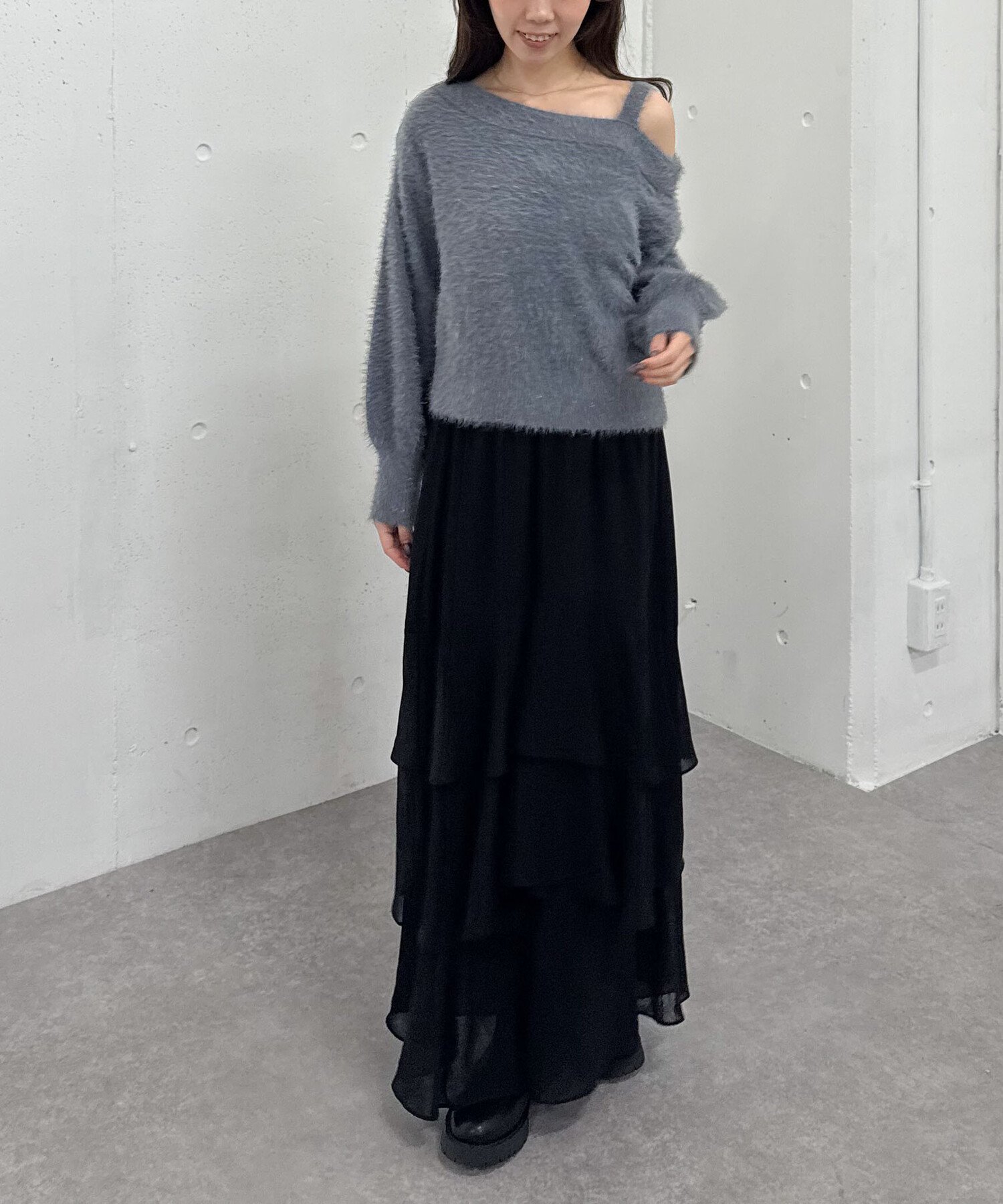 archives｜ドットアソートフリルティアードスカート | Rakuten Fashion