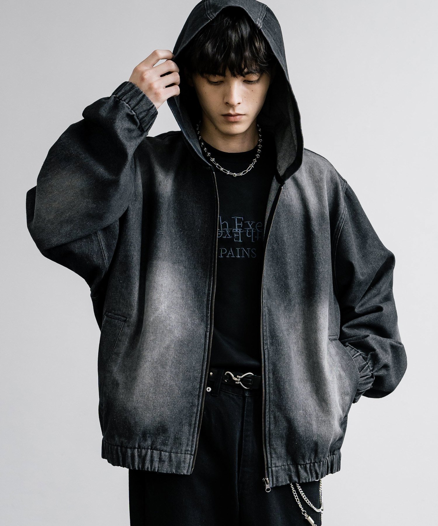 Rocky Monroe｜オーバーサイズデニムフルZIPパーカー | Rakuten