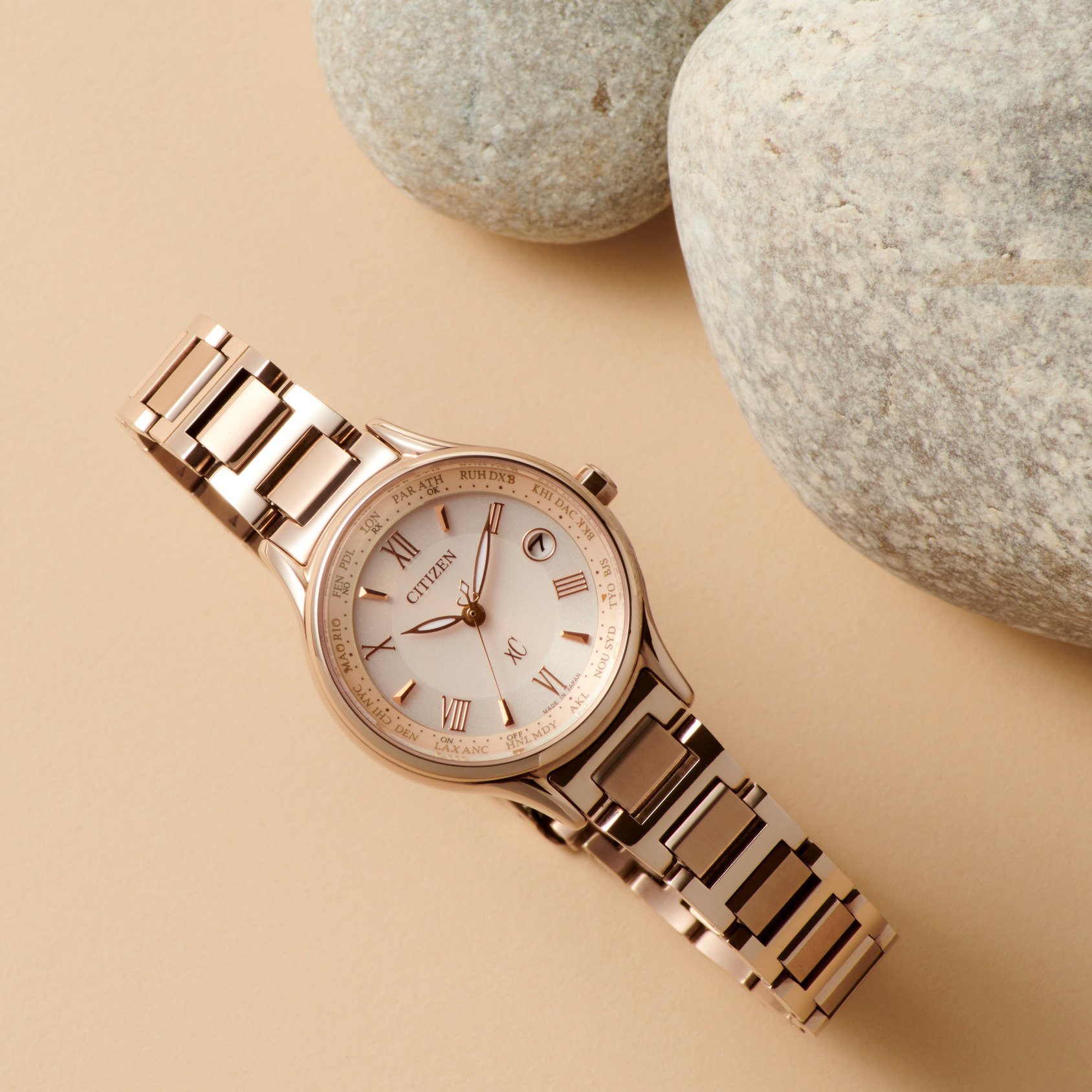 CITIZEN｜シチズン クロスシー 電波時計 サクラピンク CITIZEN xC