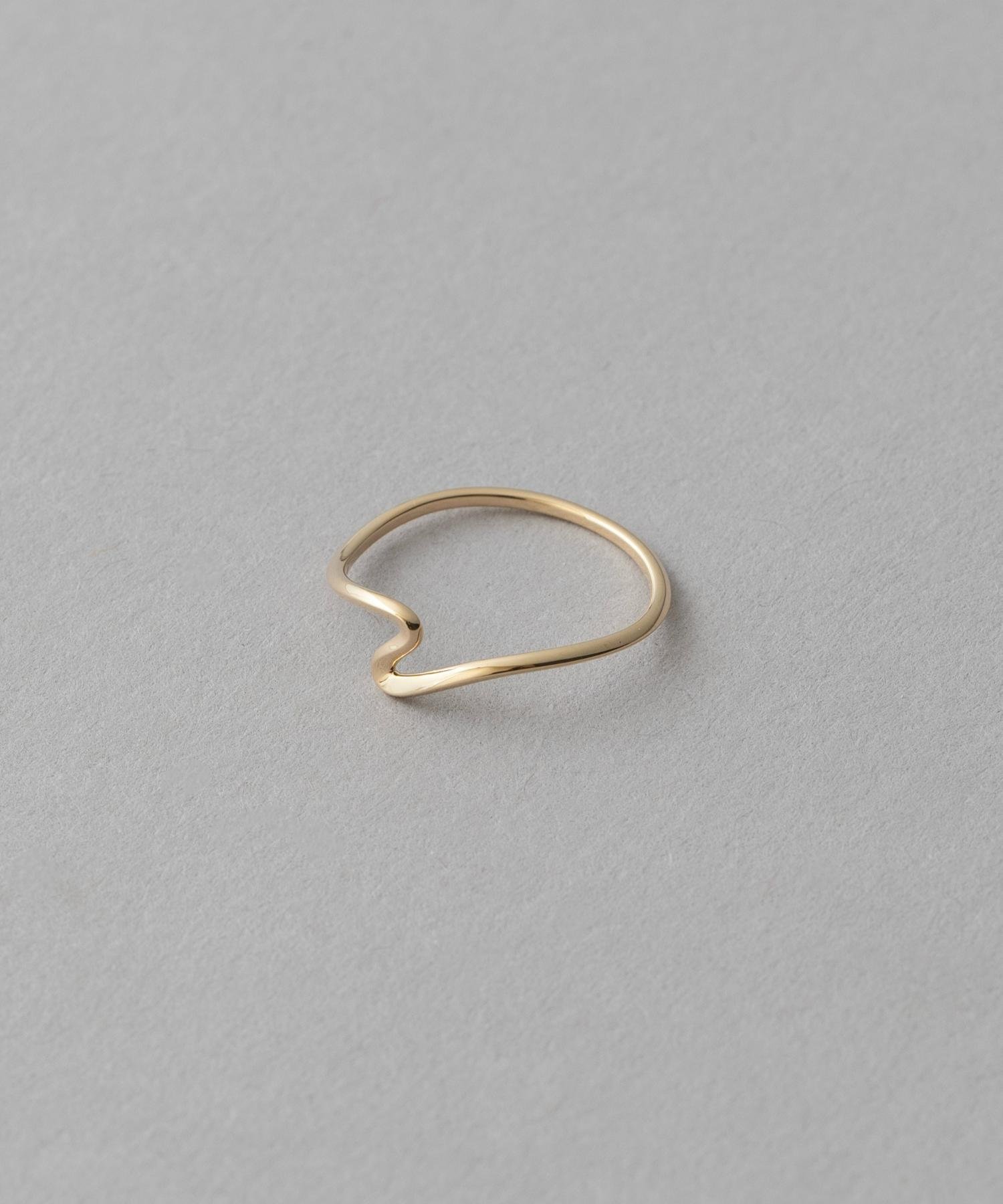 ete｜[レイヤード] K10YG ウェーブ リング | Rakuten Fashion(楽天