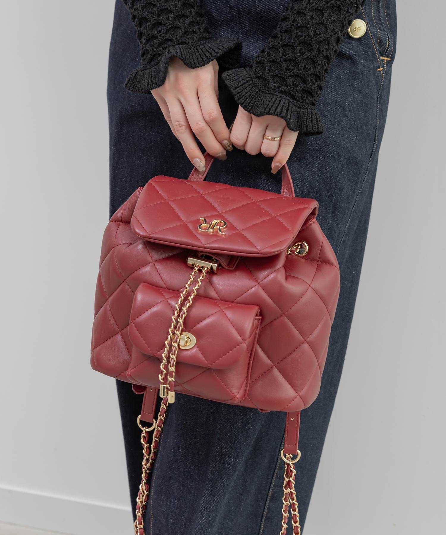 RANDA｜キルティングデザインリュックバッグ | Rakuten Fashion(楽天