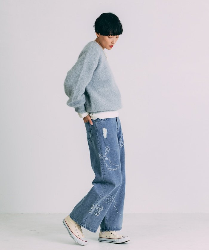 FREAK'S STORE｜チェーンステッチ ワイドデニム 25AW | Rakuten