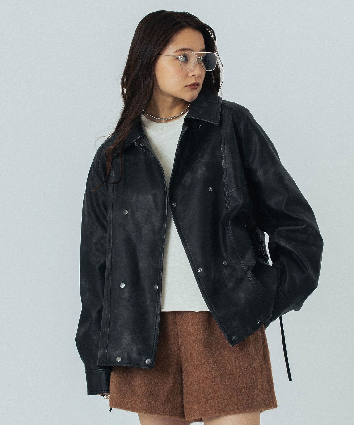 ROSE BUD｜LEATHER LIKE JACKET | Rakuten Fashion(楽天ファッション