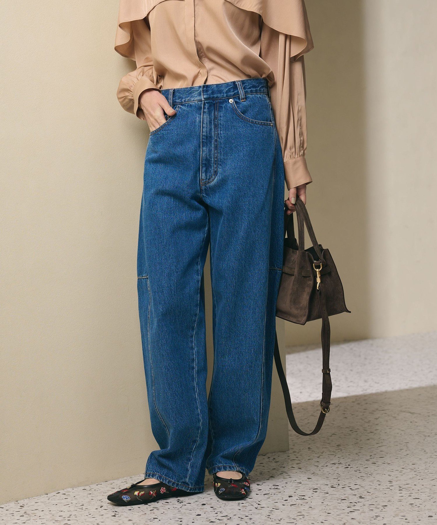 BEAUTY&YOUTH UNITED ARROWS｜【WEB限定】カーブ デニムパンツ