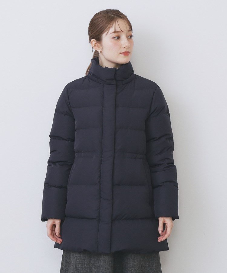 index｜KAWADAダウンドロストミドルコート【撥水/洗濯機OK/2WAY/静電気