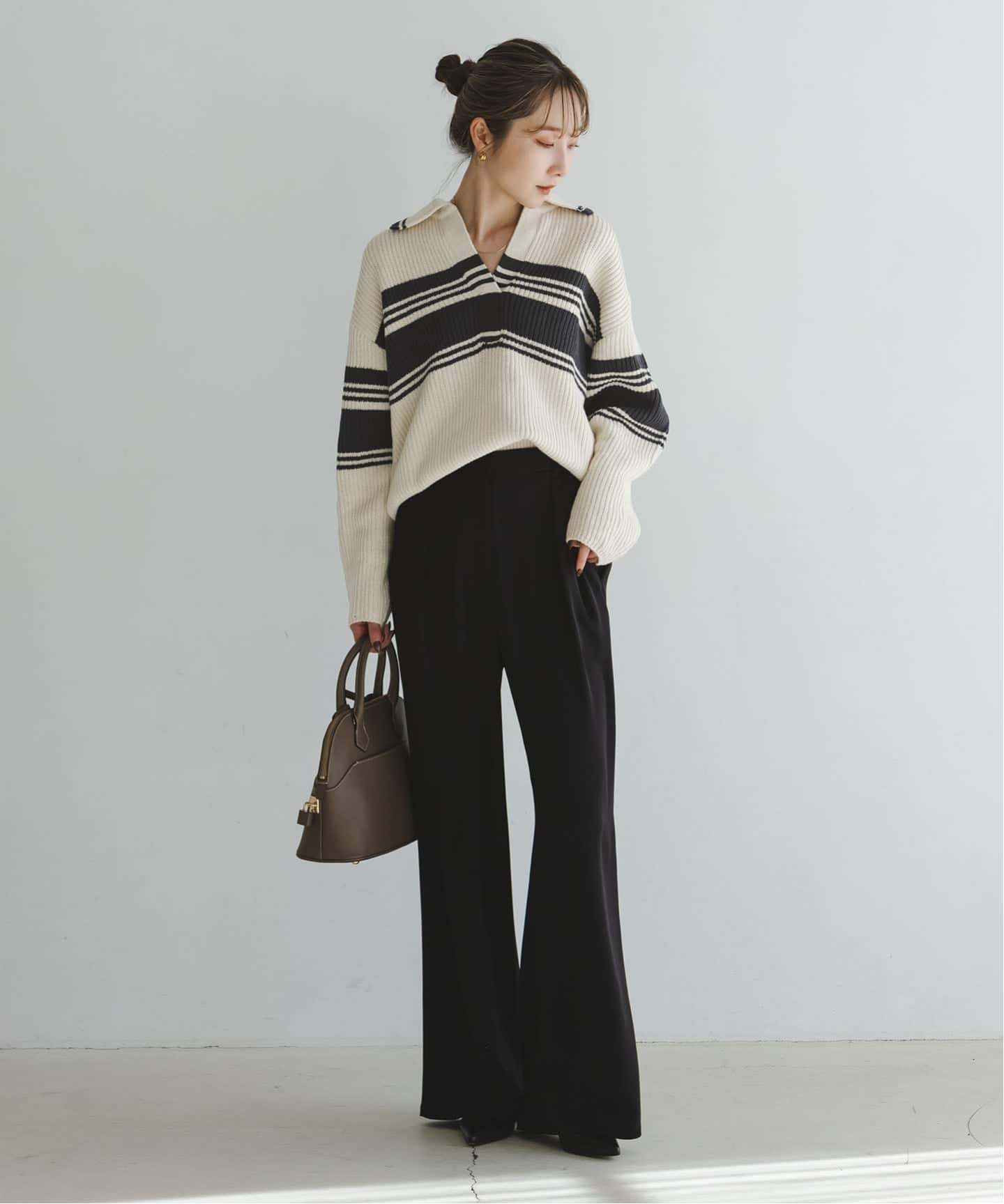 NOBLE｜《NOBLE別注》Venit/ヴェニット ランダムボーダーニット