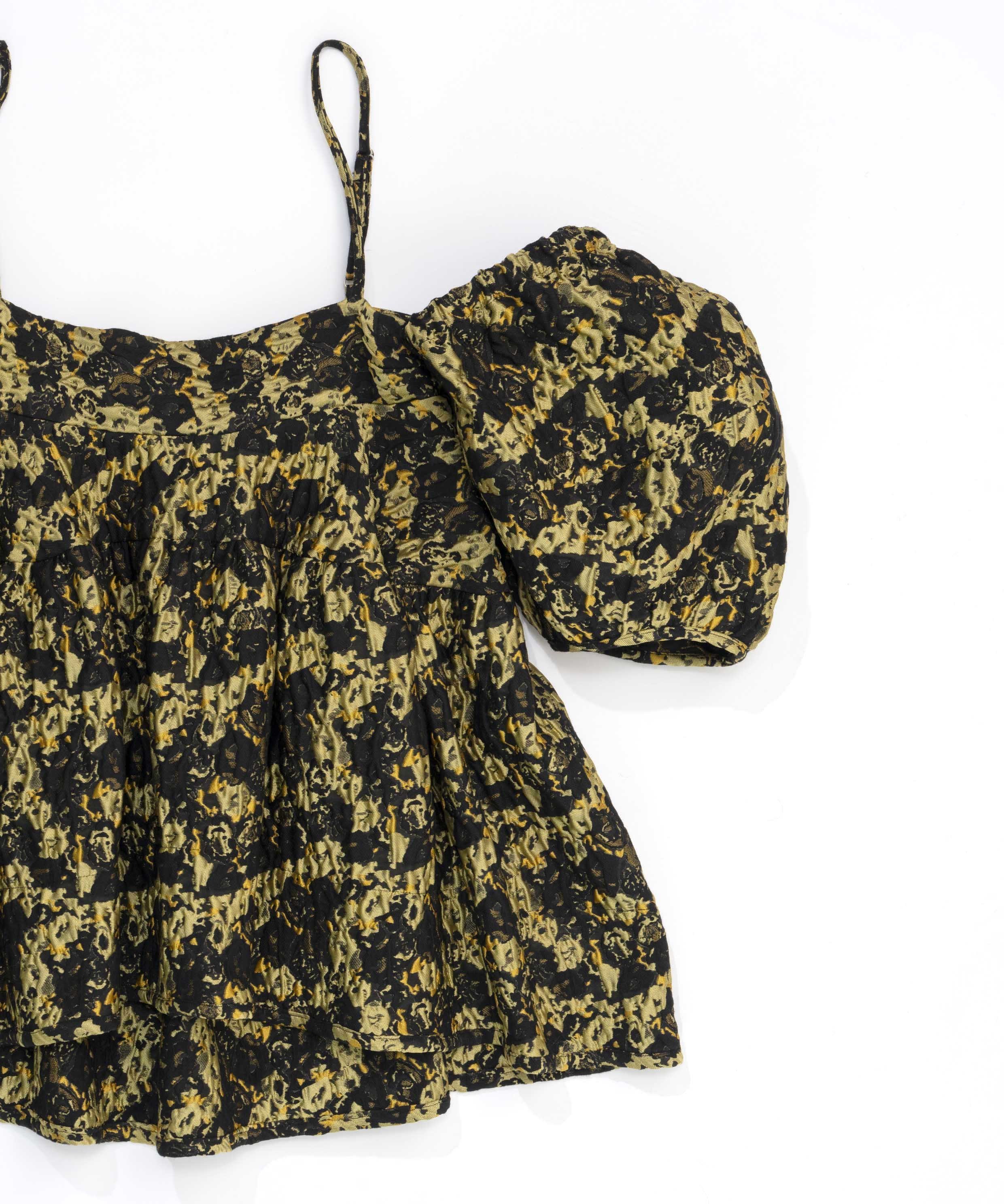 MAISON SPECIAL｜Jacquard 2way Puff Sleeves Tunic | Rakuten Fashion