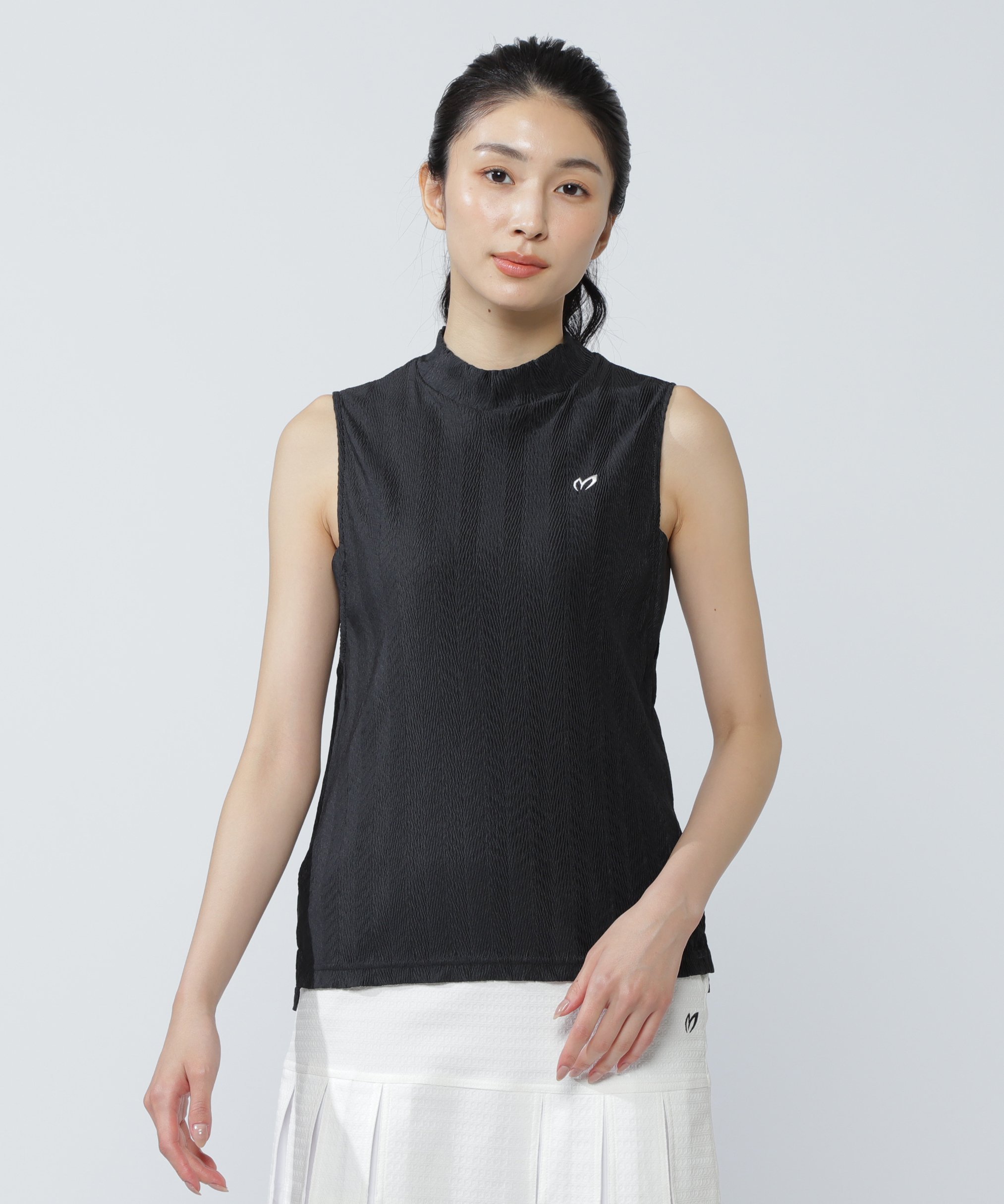 楽天市場】ノースリーブ モックネックの通販