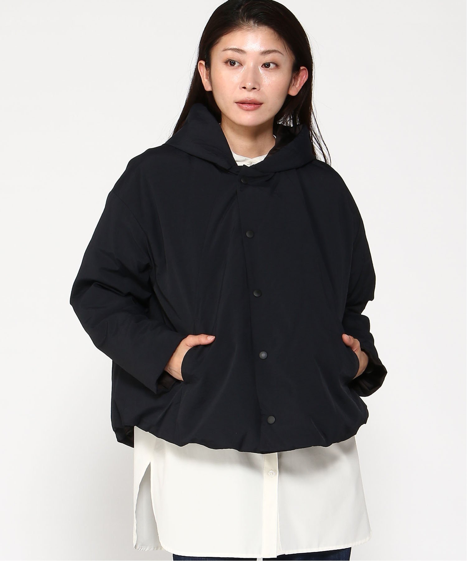 pas de calais｜pas de calais ショート丈 ダウン ジャケット