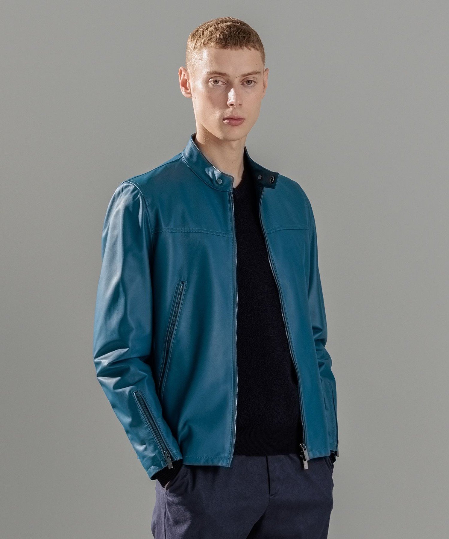 JOSEPH HOMME｜ライトラムナッパ レザー シングルライダース | Rakuten