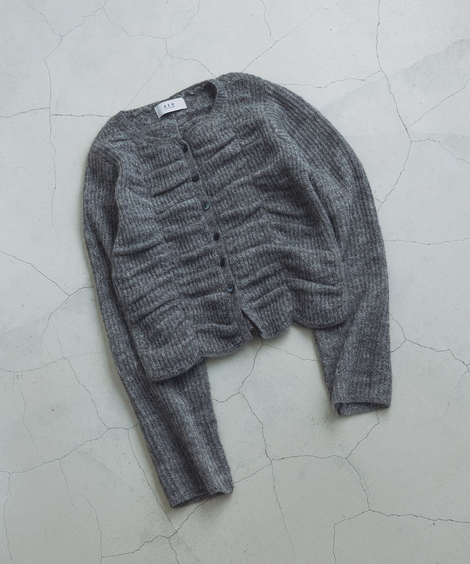 ADAM ET ROPE'｜【WEB限定】ダブルモヘアシャーリングカーディガン