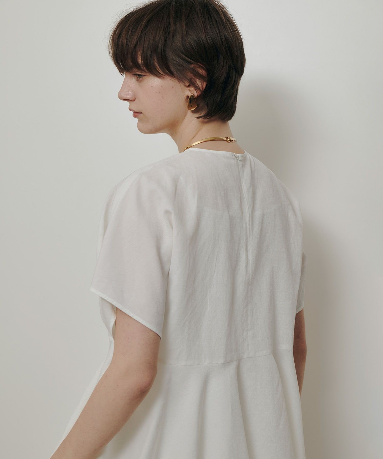 allureville｜リネンラミーペプラムブラウス | Rakuten Fashion(楽天