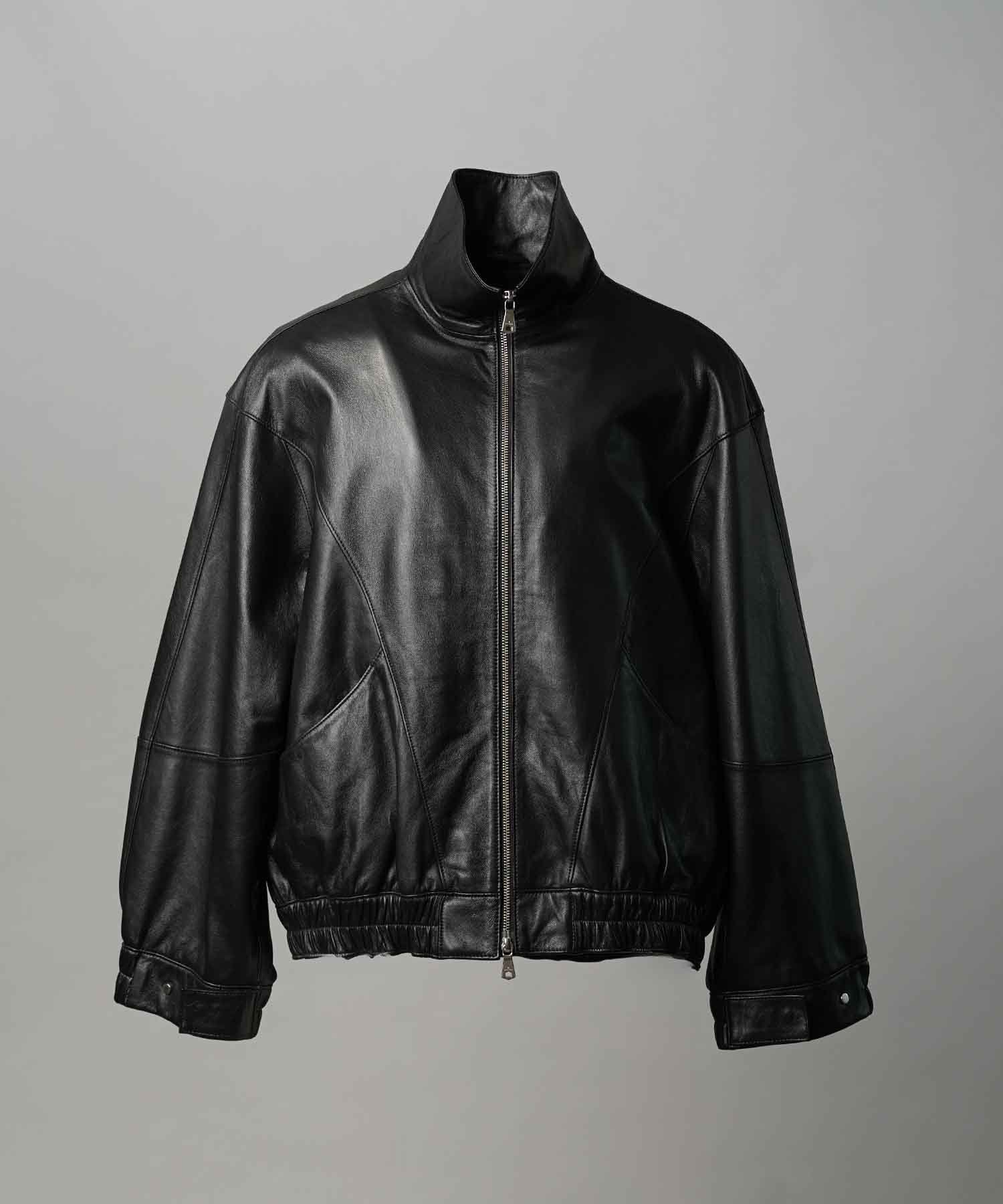 MAISON SPECIAL｜Sheep Leather Stand Collar Blouson | Rakuten