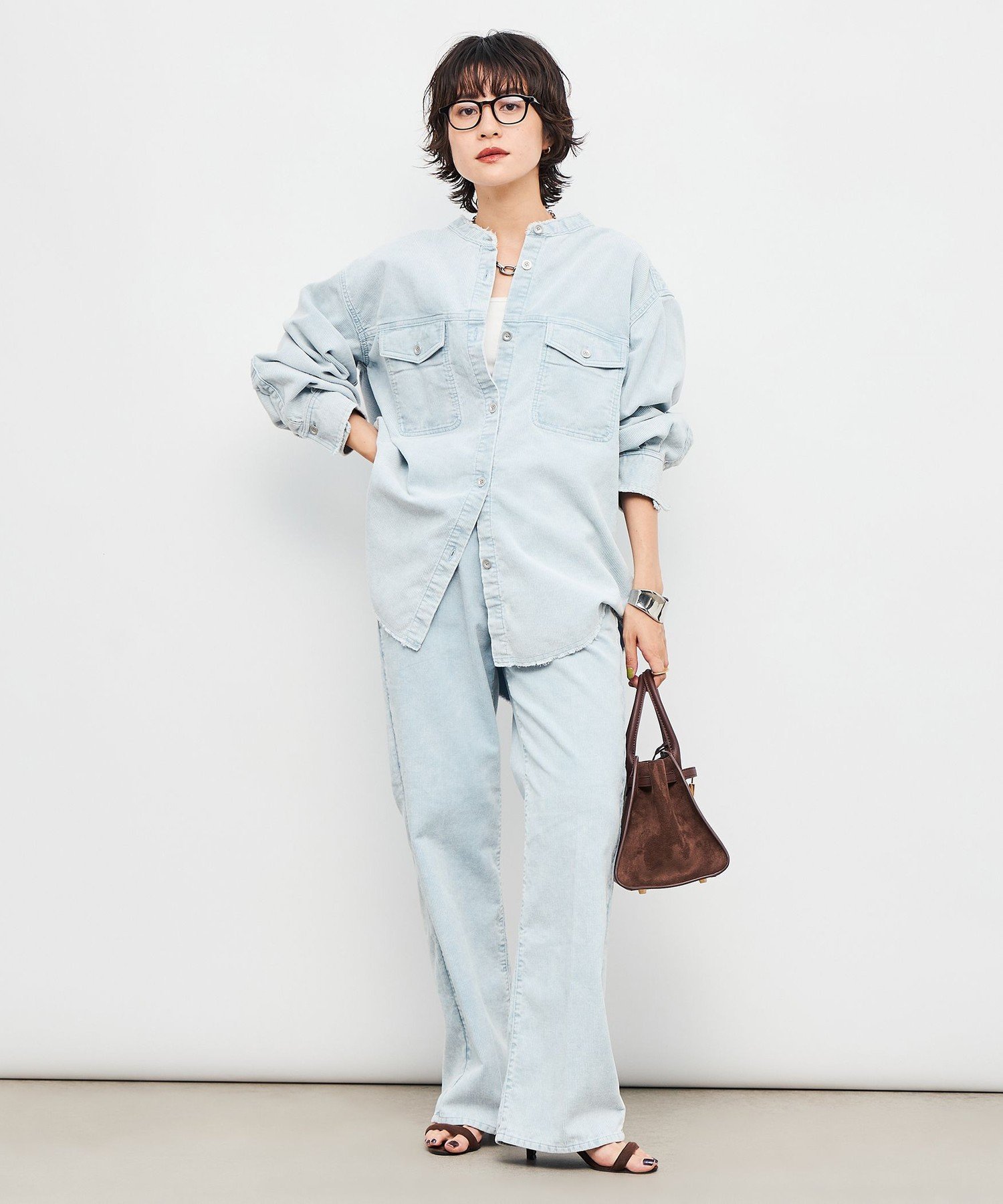 NOLLEY'S｜【RM denim】センタープレスハイウエストパンツ | Rakuten